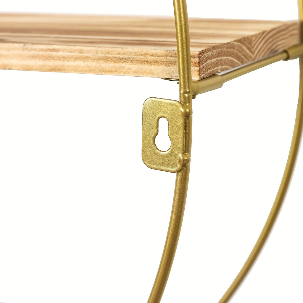 Wall Shelf - Floating Wood 3-Tier