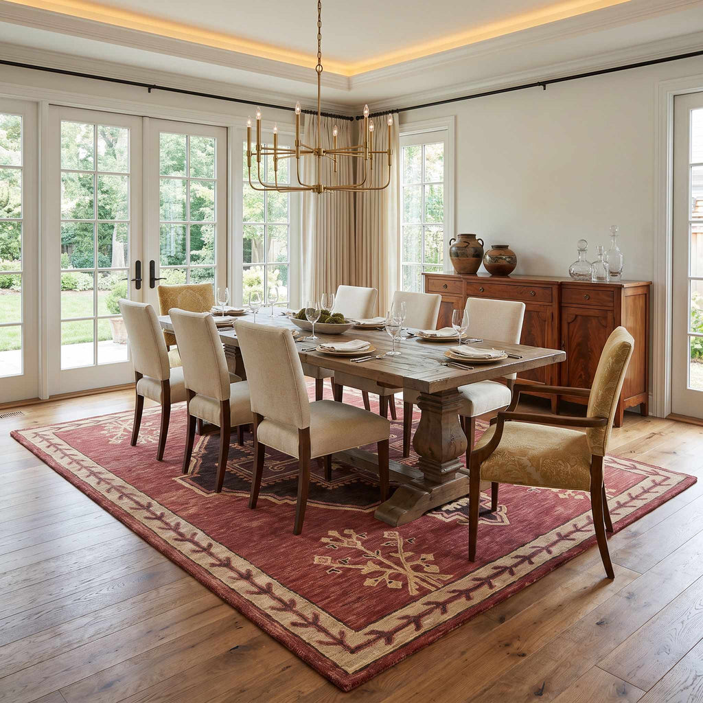Mylahe Global Bohemian Handmade Area Rug