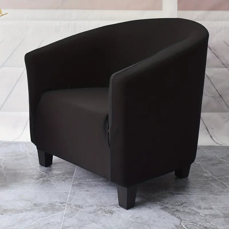 Stretch Spandex Club Chair Slipcover - Cream Color