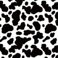 Black and White Cow Print Soft Fleece Blanket