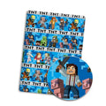 Cartoon Polyester Patchwork Fabric 140x50cm - Kid Home Textile for Sewing & Doll Dress