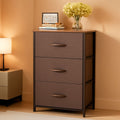 Small Brown Dresser With Three Drawers For Bedroom