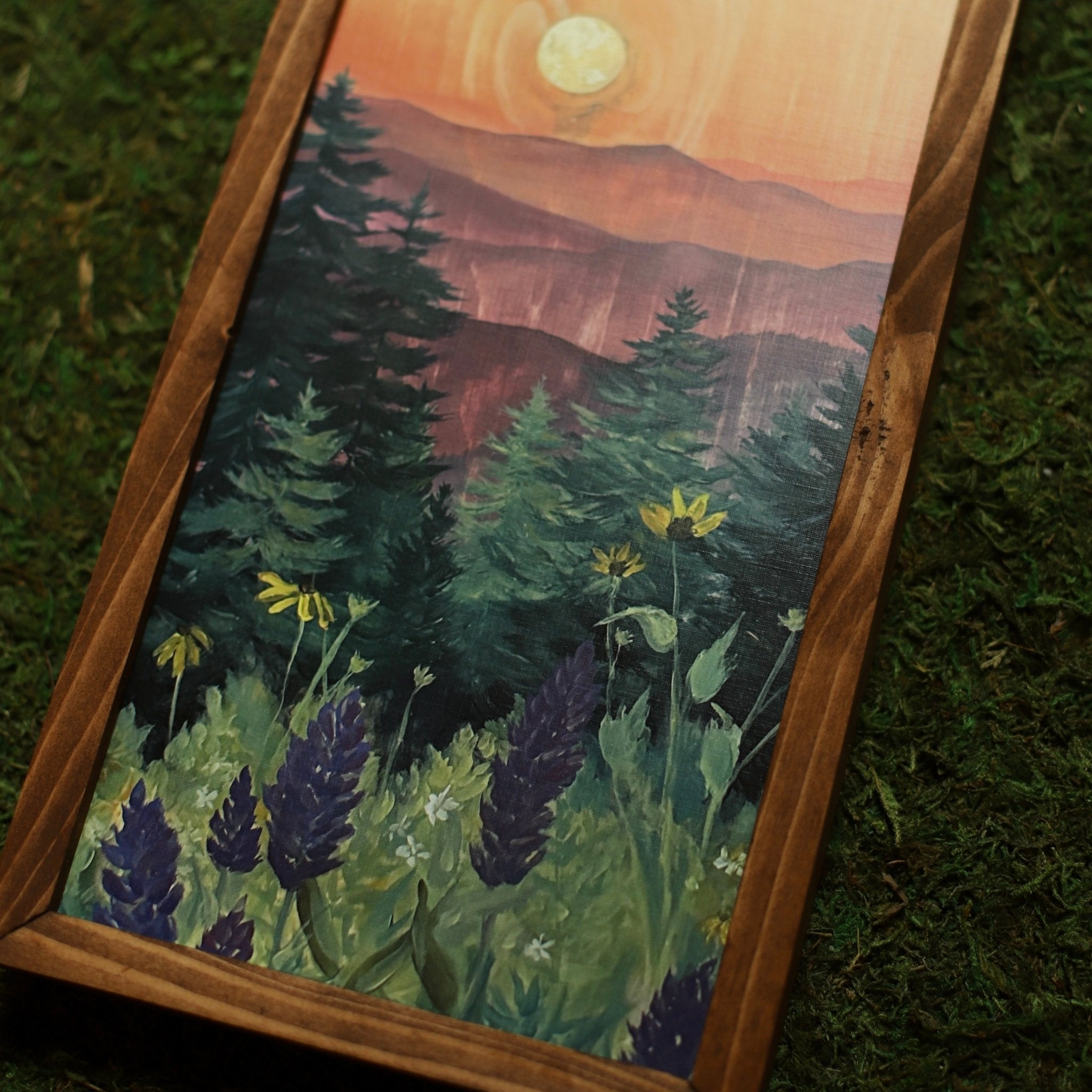 “Acadia Summer" 6x12" Framed Print