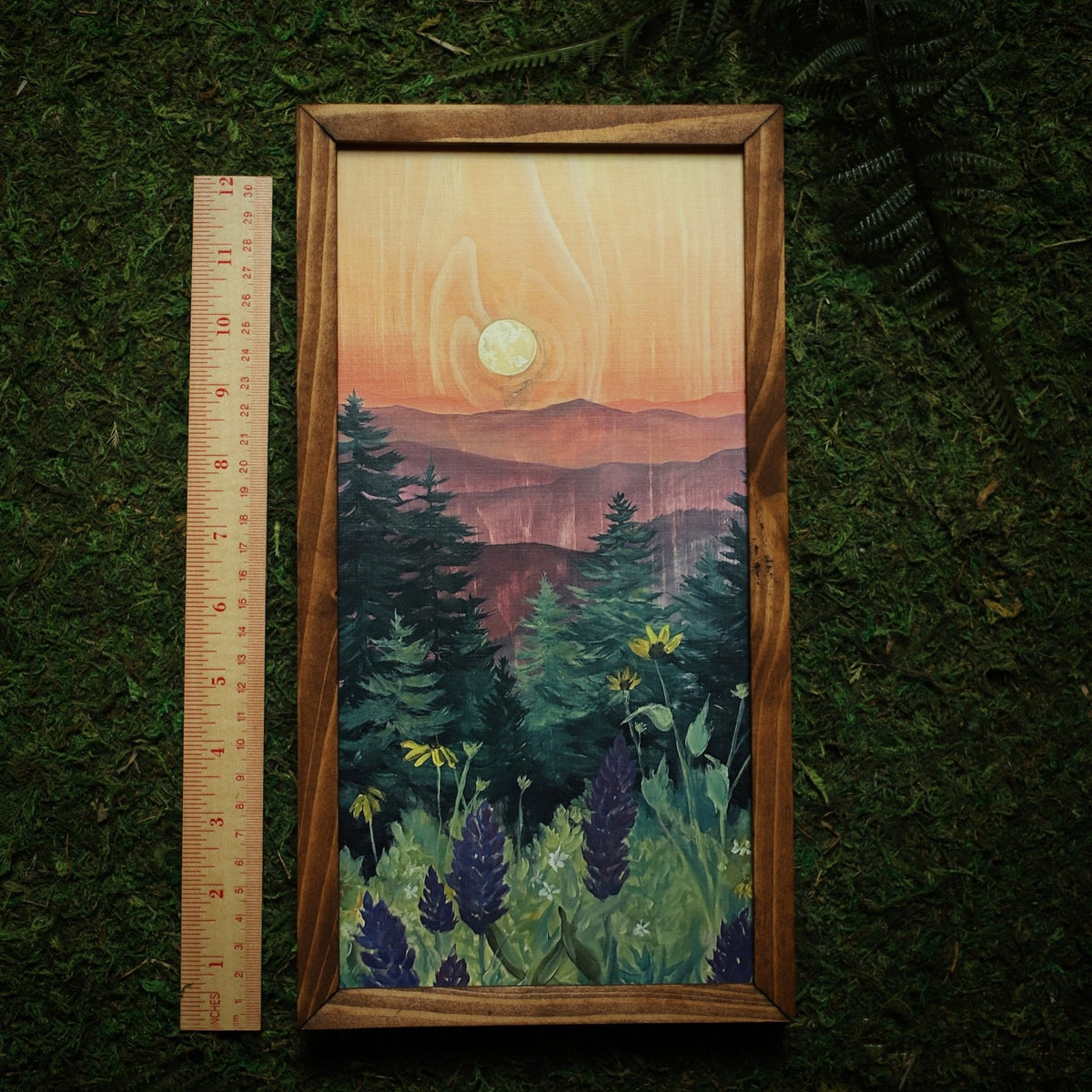 “Acadia Summer" 6x12" Framed Print