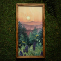 “Acadia Summer" 6x12" Framed Print