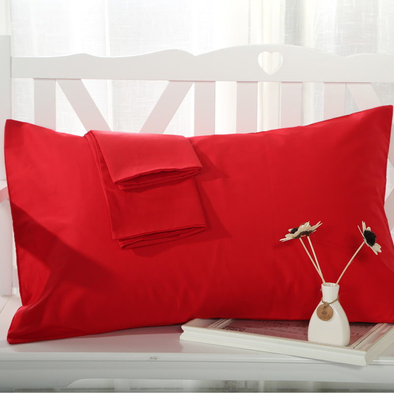 Plain Color Cotton Pillowcases for Students (Wholesale)