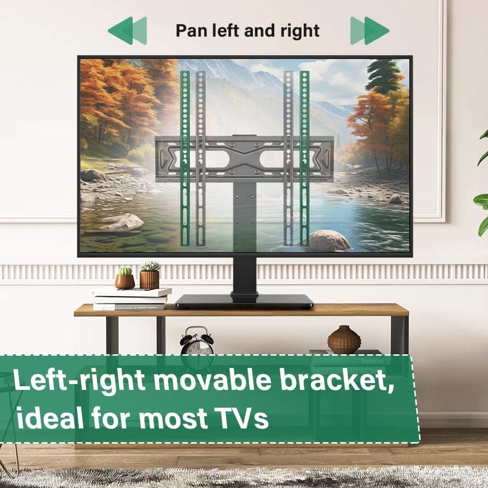 Universal Television Stand Glass Base 27 65