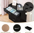Black Four Drawer Dresser for Bedroom Organization