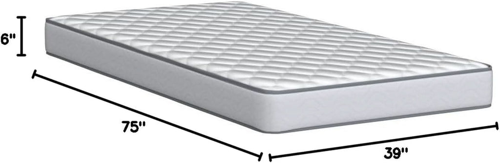 Twin Size Firm Mattress For Bedroom Sleep Comfort Daily