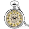 Classic Design Mechanical Pocket Watch with Roman Dial