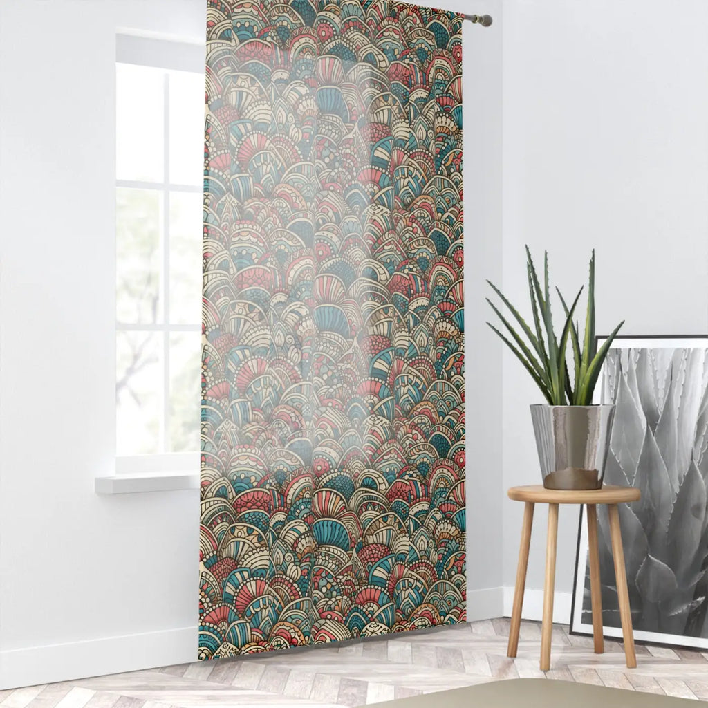 DipaliZ Pattern Window Curtain Cozy Home Decor Polyester