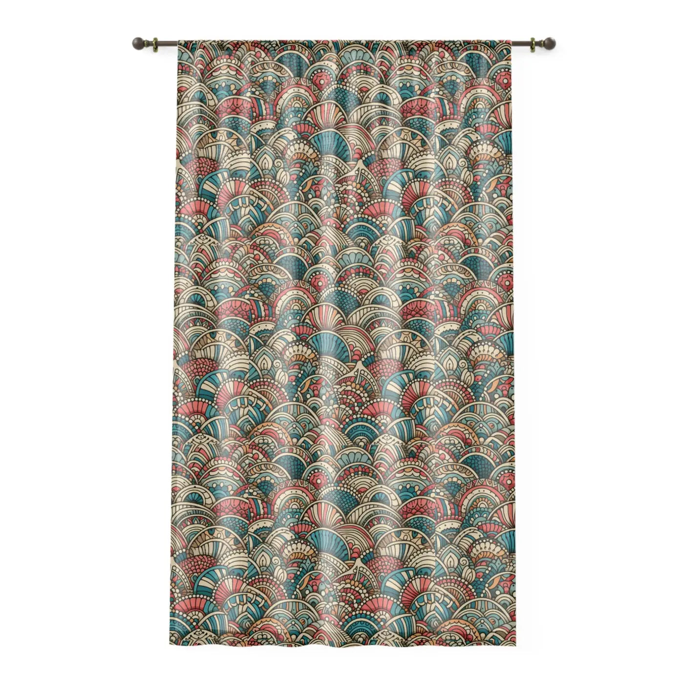 DipaliZ Pattern Window Curtain Cozy Home Decor Polyester