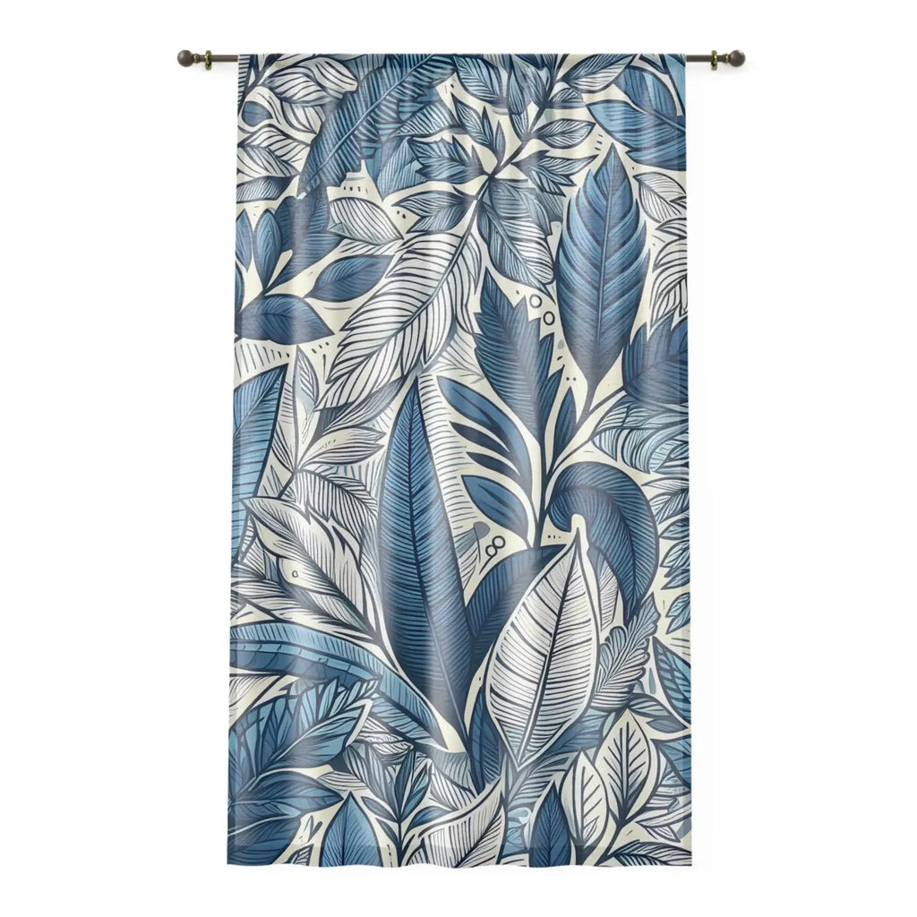 DipaliZ Foliage Curtains Modern Home Decor Polyester Case