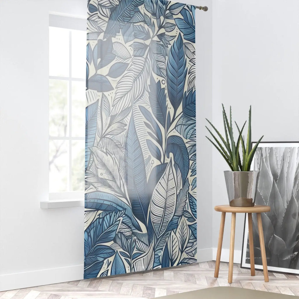 DipaliZ Foliage Curtains Modern Home Decor Polyester Case