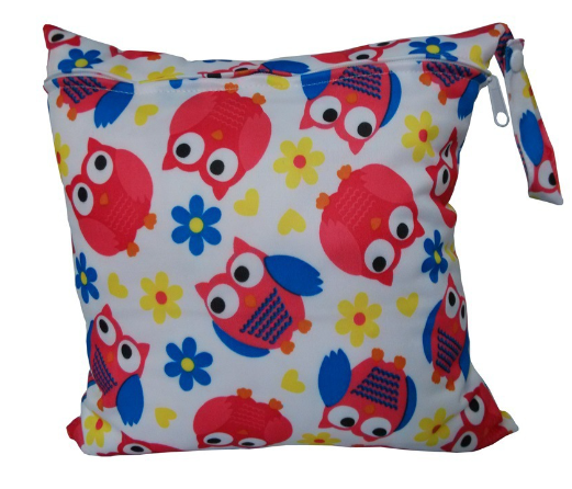 Wave Pattern Diaper Bag and Storage Pouch
