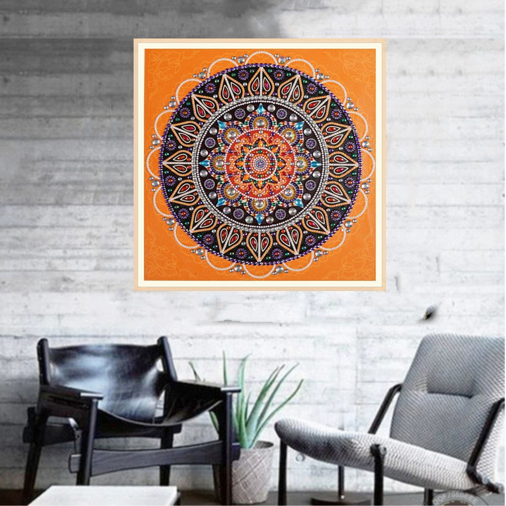 Mandalorian Flower Diamond Painting 35x35cm Wall Art