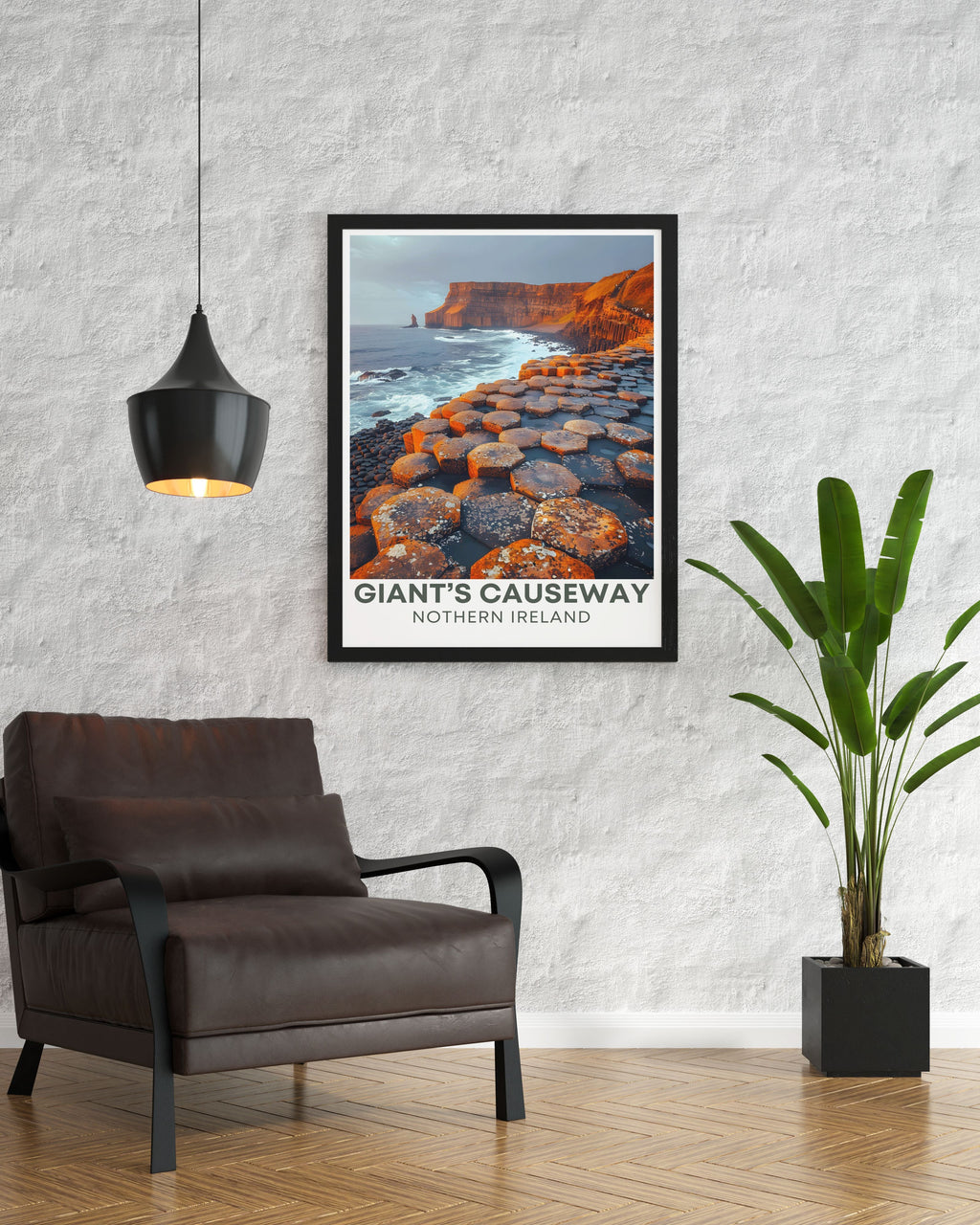 Giants Causeway Canvas Art Basalt Columns Gallery Wall Art Ireland Fine Prints