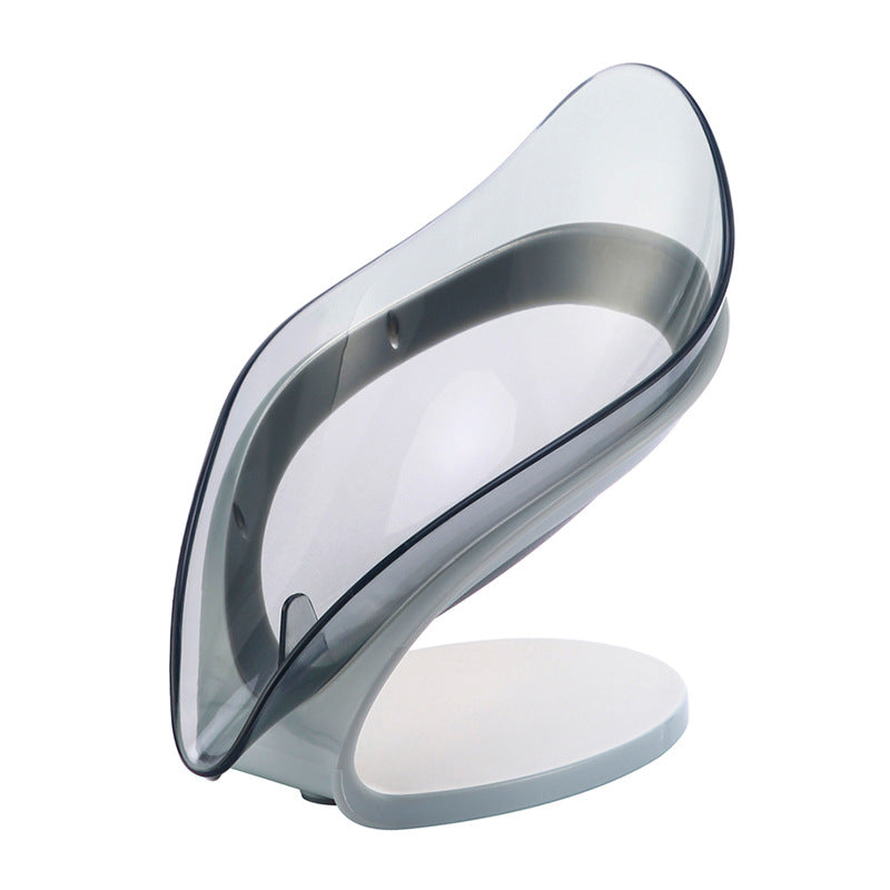 Leaf Soap Holder with Suction Cup for Bathroom Use