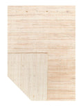 Canvello Beige color Hand knotted Modern Gabbeh Rug - 8'5" X 9'8"
