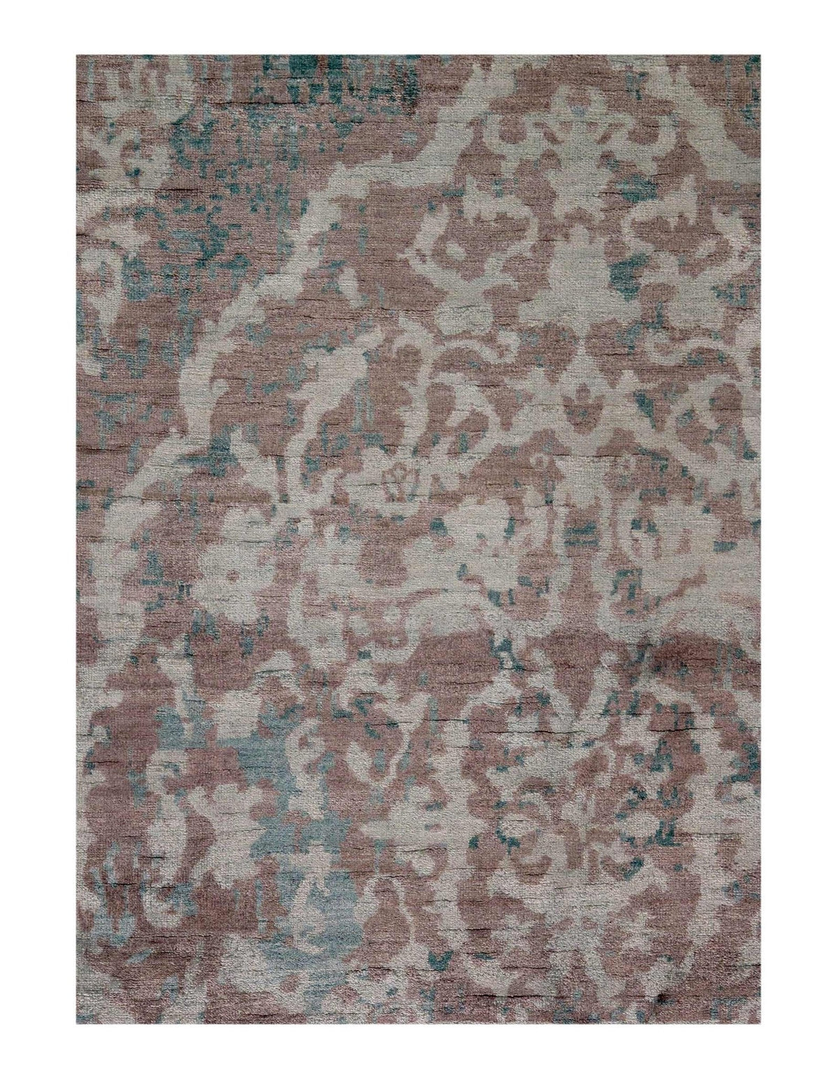 Canvello Light Blue Modern Bamboo Silk 8' x 10'