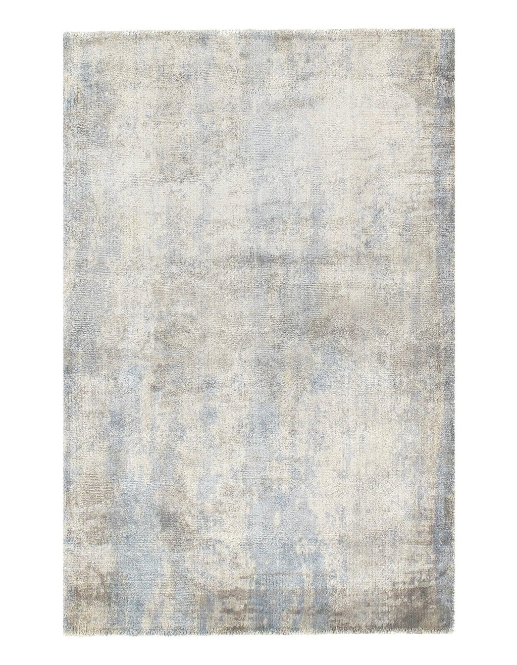 Canvello Modern Hand-made Bamboo Silk Indo Rug - 2' x 3' (other sizes available by order)