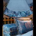 European Classical Luxury 4PCS Bedding Set Jacquard Tencel Modal Comforter Cover with Lace Sheet Pillowcases for King Queen Size
