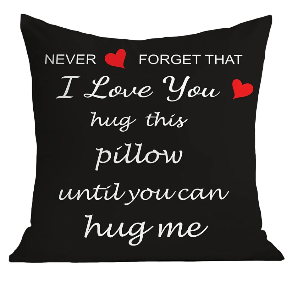 NNETM "I Love You" Hug Throw Pillow Cover