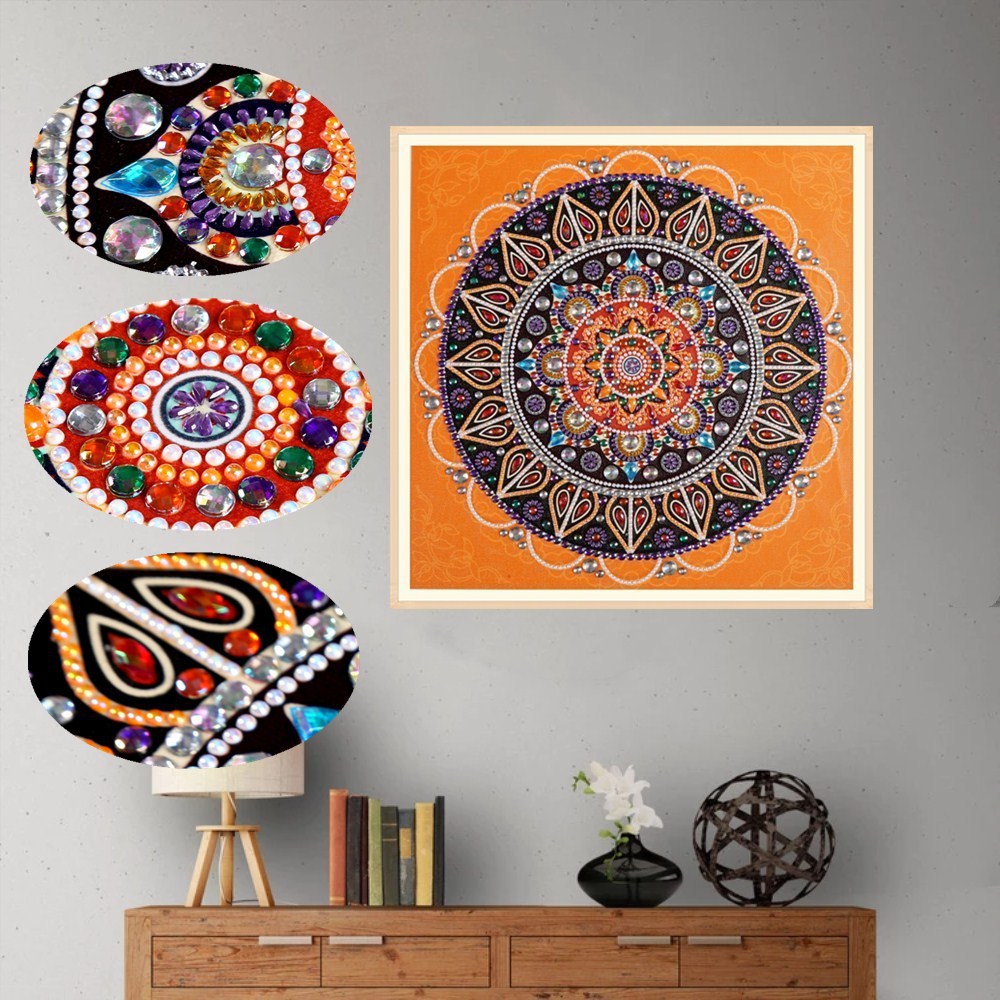 Mandalorian Flower Diamond Painting 35x35cm Wall Art