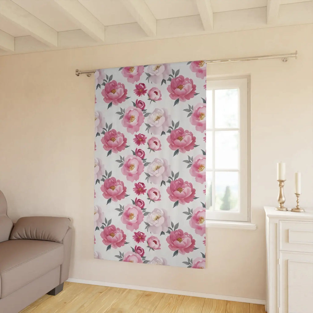 DipaliZ Floral Window Curtain Chic Elegant Home Decor