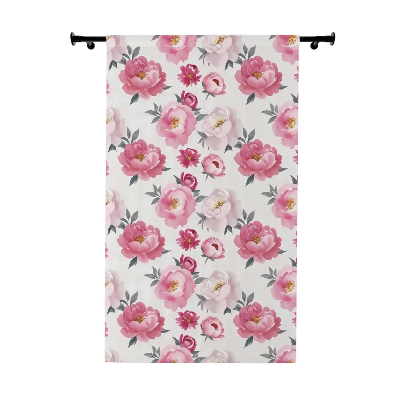 DipaliZ Floral Window Curtain Chic Elegant Home Decor