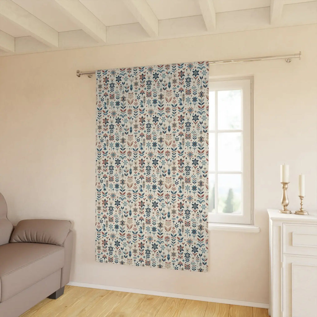 DipaliZ Floral Window Curtains - Chic Polyester Decor