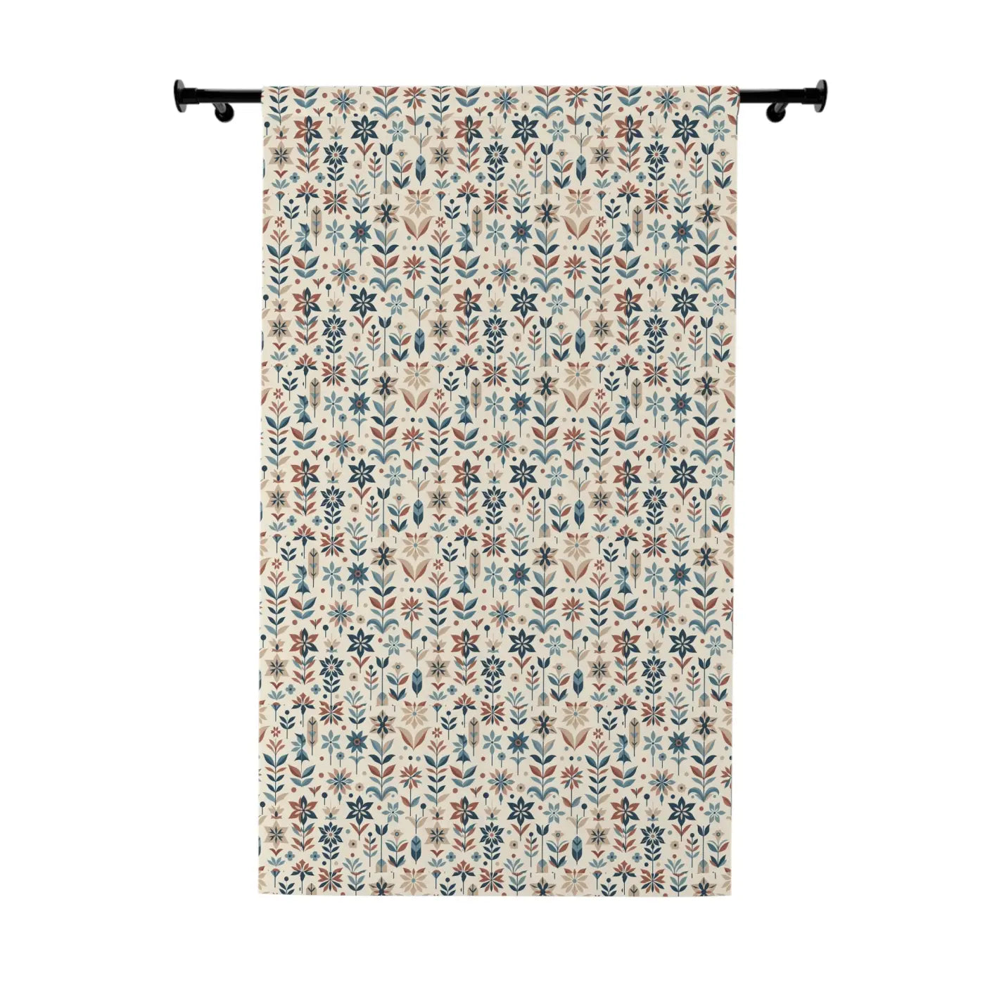 DipaliZ Floral Window Curtains - Chic Polyester Decor