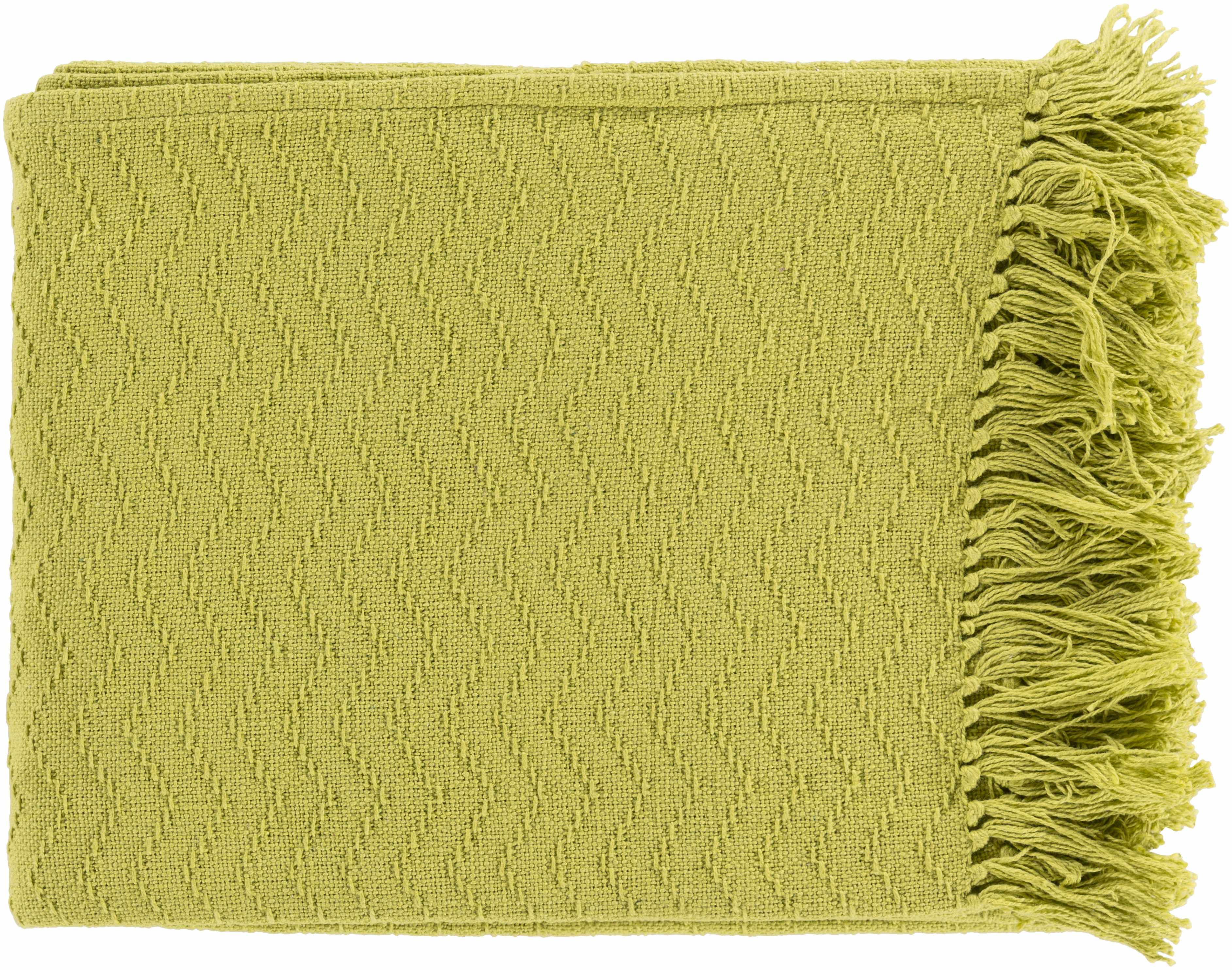 Chiconcuac Olive Throw Blanket - Clearance