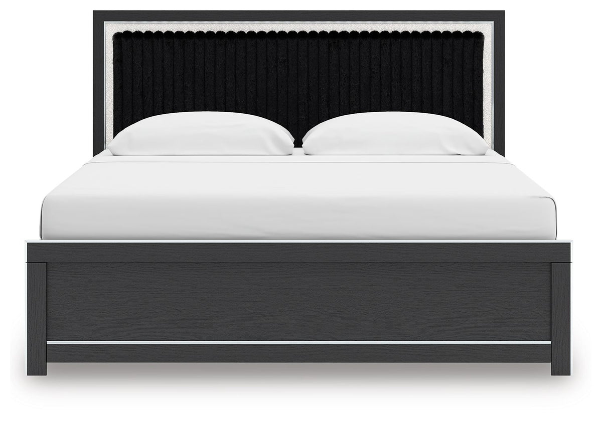 Zuraleus - Upholstered Panel Bed