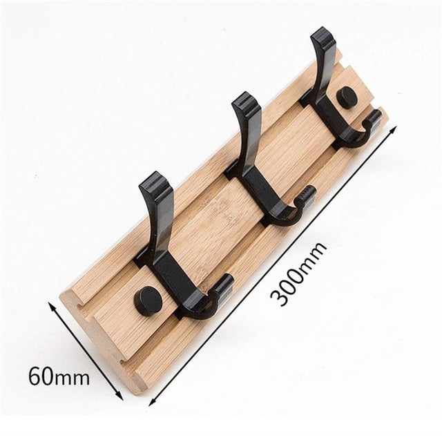 Bamboo Coat Rack and Hanger for Bedroom or Living Room