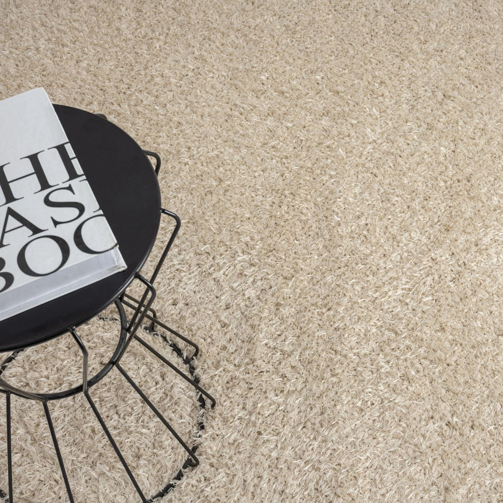 Naar Merino Collection Beige Shaggy Rug