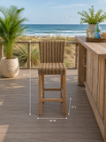 Key Largo Rattan Bar Stool