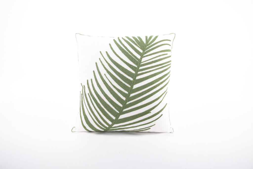 Fresh Style Feather Embroidered Pillowcase for Bedroom