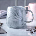 Creative Pink Marble Ceramic Coffee Mug for Lovers