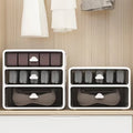 Multi-layer Storage Cabinet,Neatly Arranged Closet Divider,Multilayer Drawer Storage Box, Kitchen Shelf, Sock Underwear Divider Organizer, Plastic Wardrobe & Cosmetic Desktop Storage Cabinet for Home Organization, Storage Drawer Units