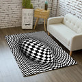 3D Illusion Area Rug - Abstract Geometric Design