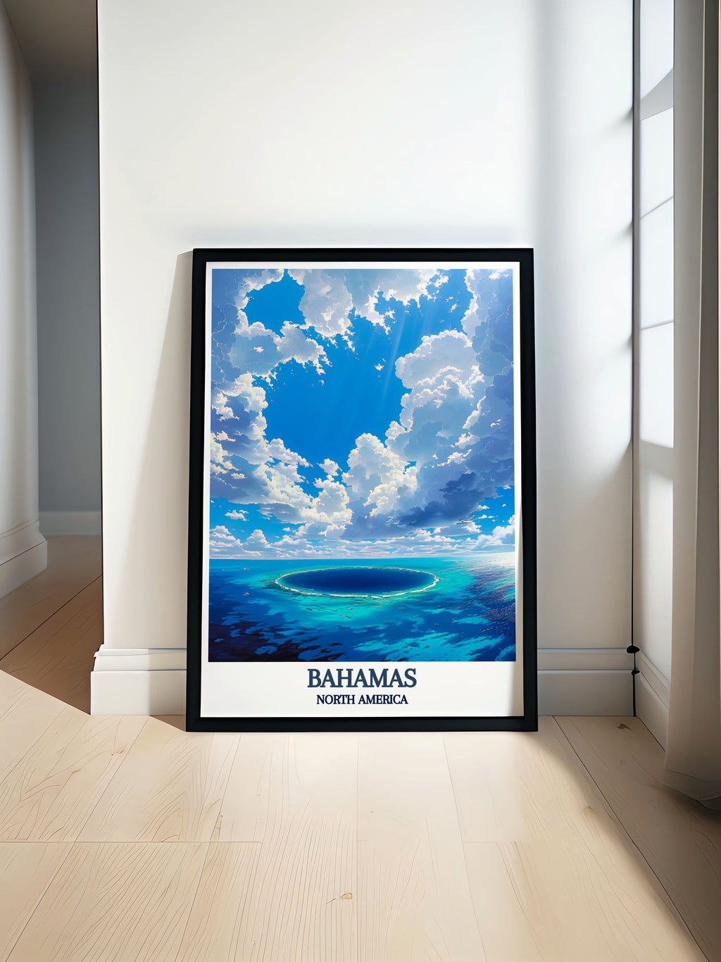 Bahamas Art Collection - Blue Hole Home Decor - North America Canvas Art