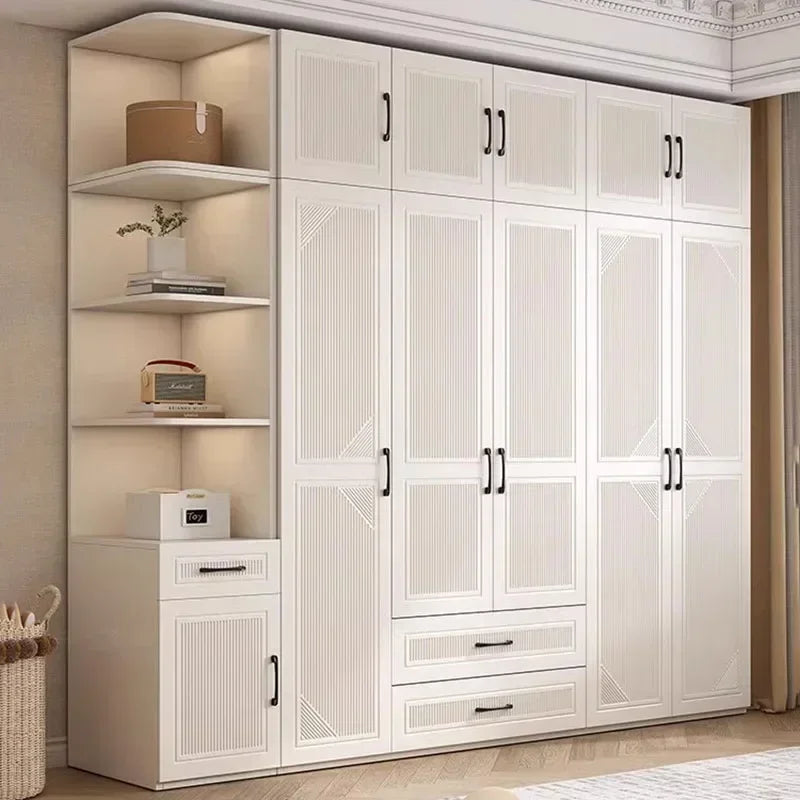 Premium - Professional Hanging Storage Wardrobe Modern Luxury Nordic Drawers Wardrobe Room Organization Closet De