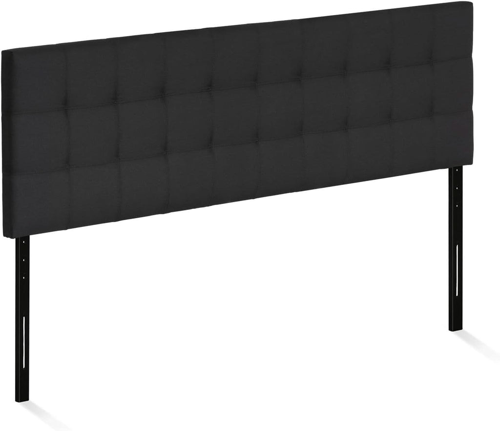 Stylish Black King Headboard for Cozy Bedroom Space