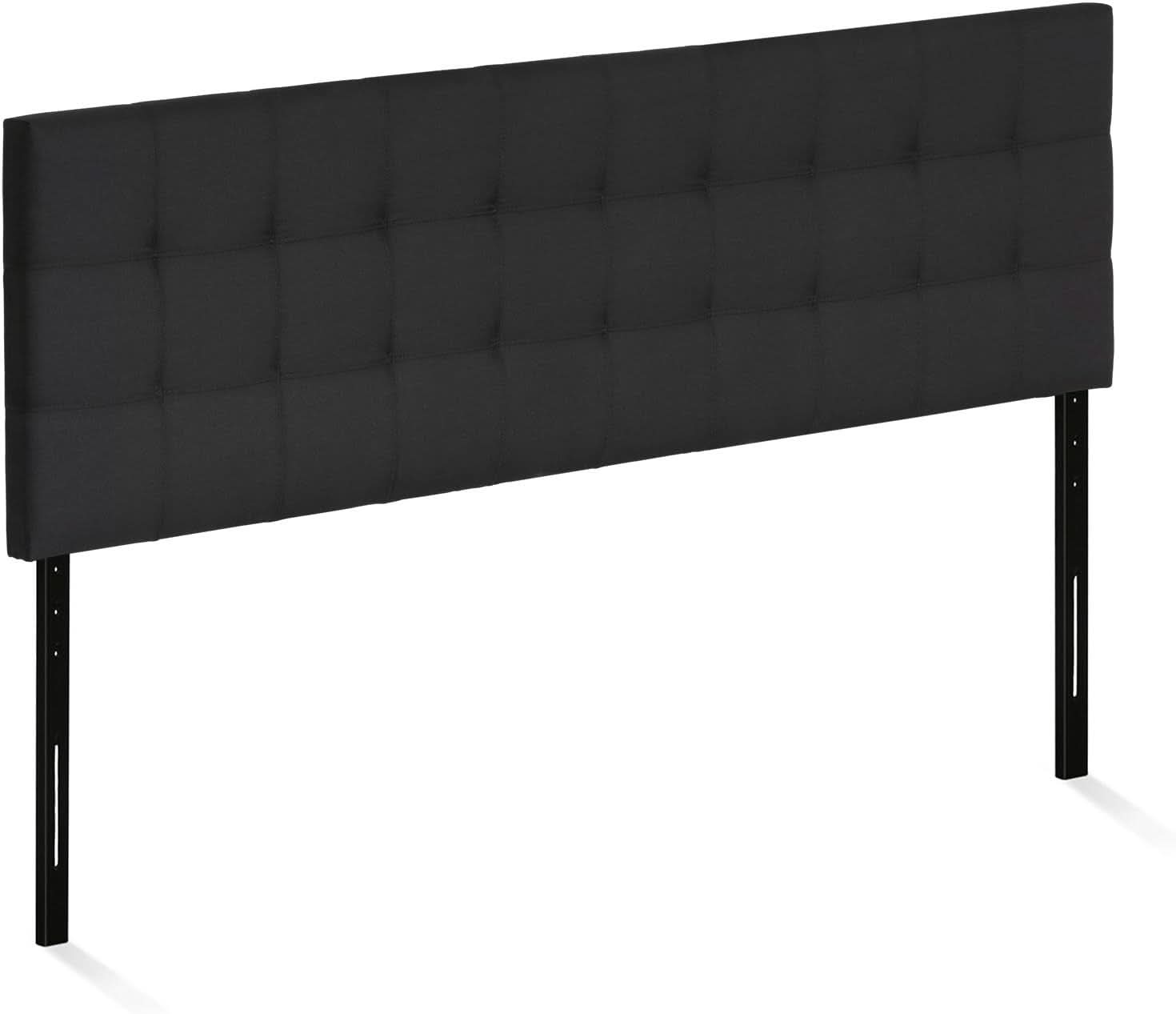 Stylish Black King Headboard for Cozy Bedroom Space