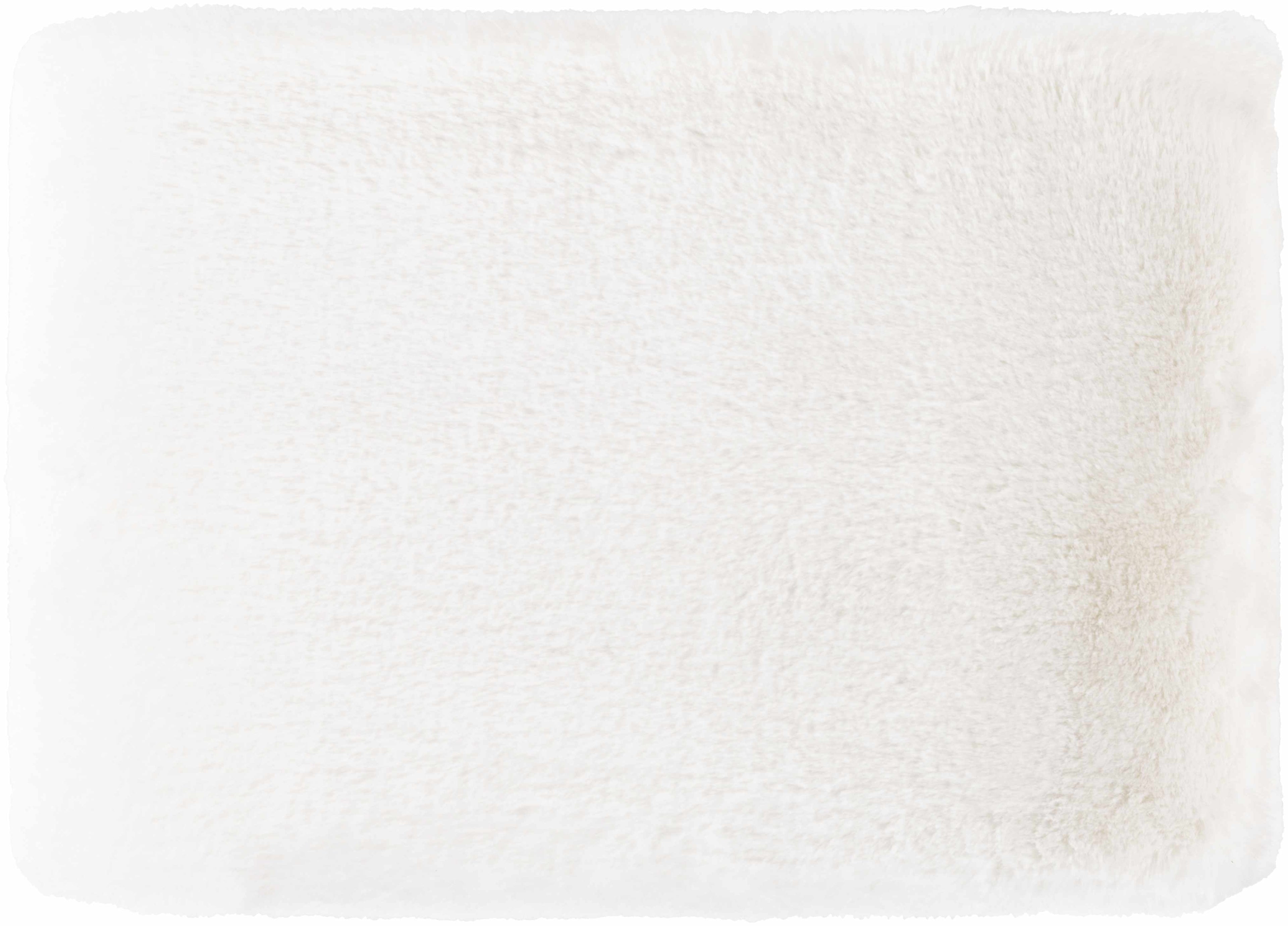 White Faux Fur Throw Blanket - Clearance