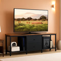 Television Stand For 55-Inch TVs With Hidden Drawers
