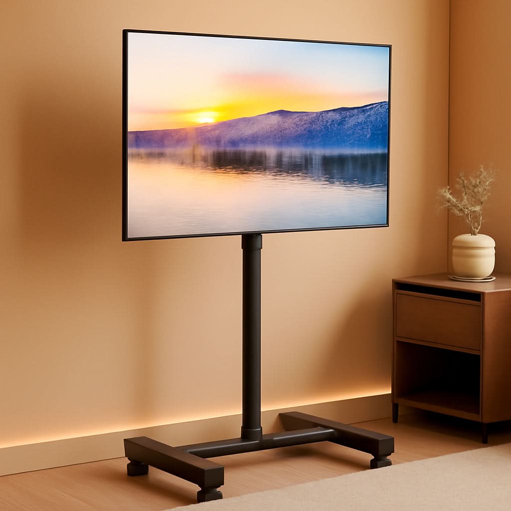 Height Adjustable Television Floor Stand 13-50 Inches