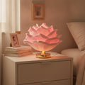 Rose Table Lamp Corded Rose Lamp Sculptural Warm Light for Bedroom, Reading Corner