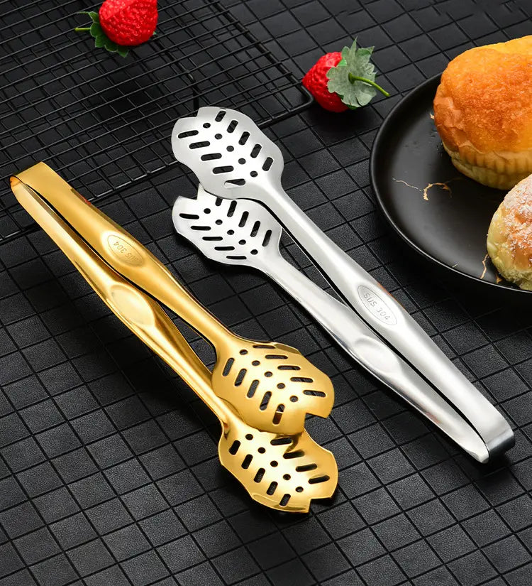 Stainless Steel Steak Clamp Food Clips for Kitchen Use